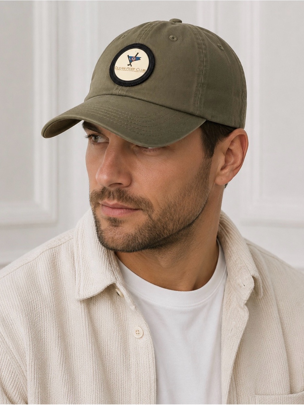 Ocean Reef Club Olive Baseball Cap